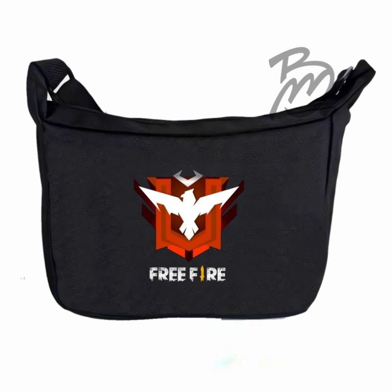 tas selempang anak sekolah TK SD SMP pria/wanita tas selempang mengaji motif heroic free fire premiu