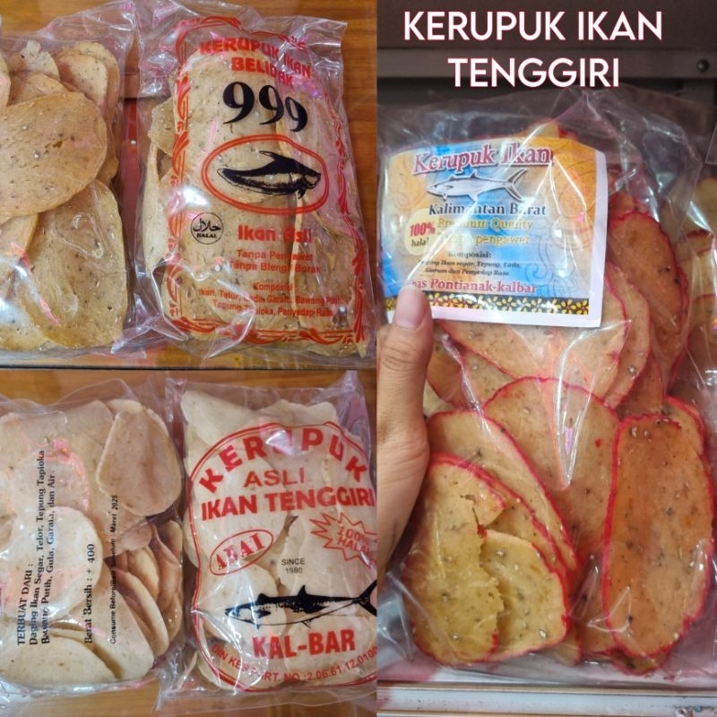 

KERUPUK IKAN TENGGIRI LADA / KERUPUK MENTAH IKAN BELIDAK LADA / KRUPUK MENTAH IKAN PONTIANAK 999, KRUPUK MENTAH ANAI PONTIANAK