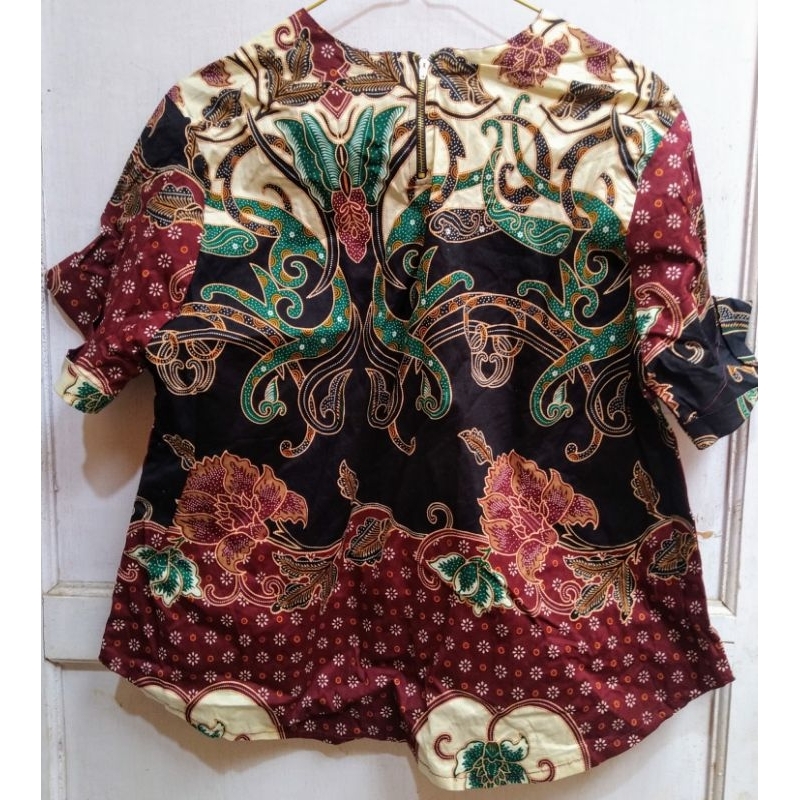 Setelan Motif Batik Wanita|Baju dan Celana Motif Batik|Atasan dan Bawahan Batik