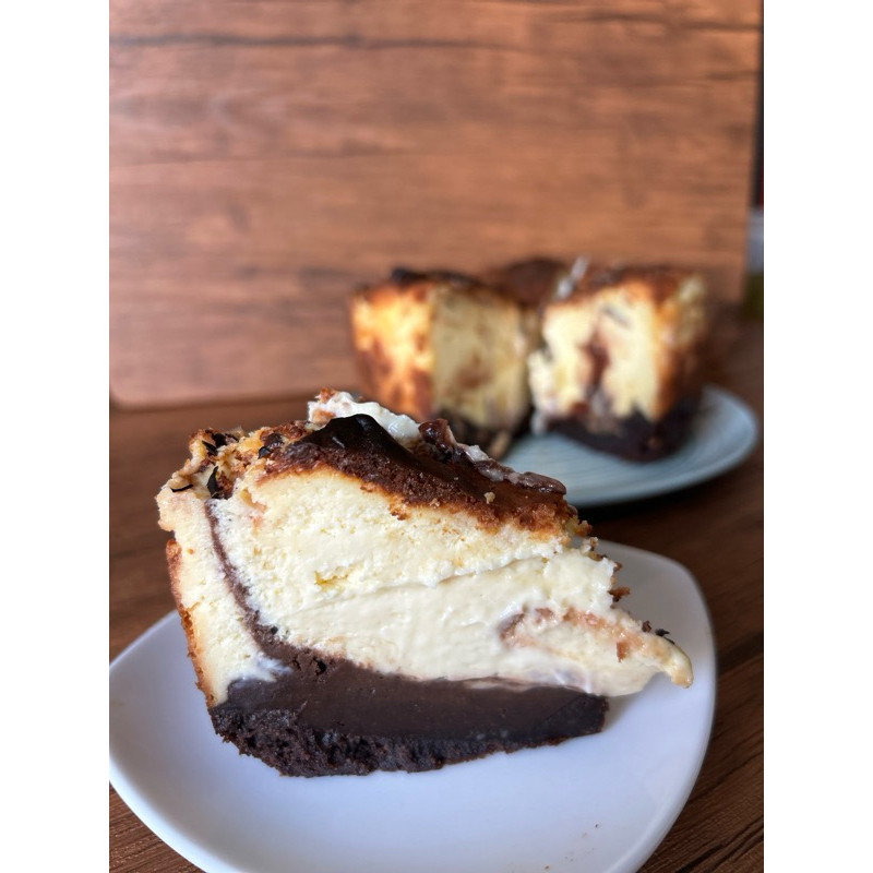 

BROWNIES BURNT CHEESECAKE "SLICE