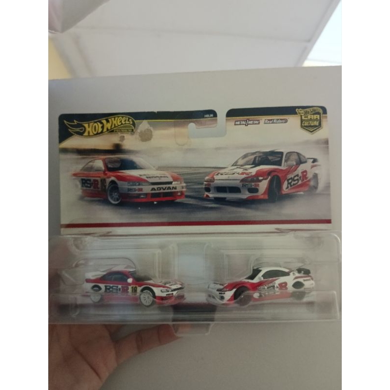 Hot wheels premium loose Nissan 240sx(s14) dan Nissan silvia(s15)