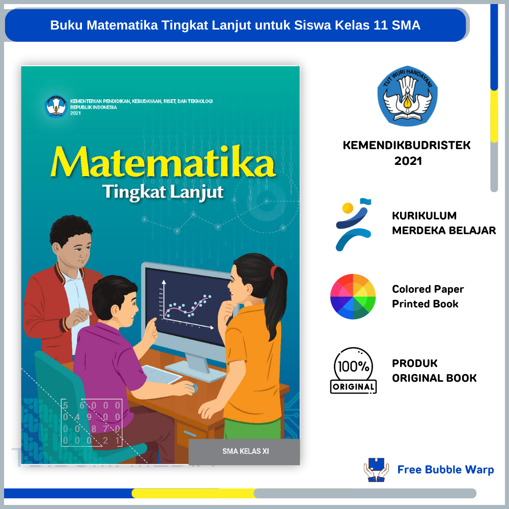 Buku Paket Pelajaran Siswa SMA Kelas 11 XI Mata Pelajaran Mapel Matematika MTK Tingkat Lanjut Kuriku