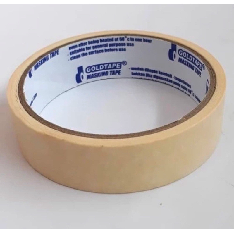 

Lakban Kertas Isolasi Duco - Dico Masking Tape GOLDTAPE 24 mm 1 inch