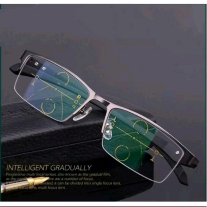 Kacamata Lensa Minus Pria Wanita Frame Besi Ori -050 sd -400 Terbaru Mode Korea