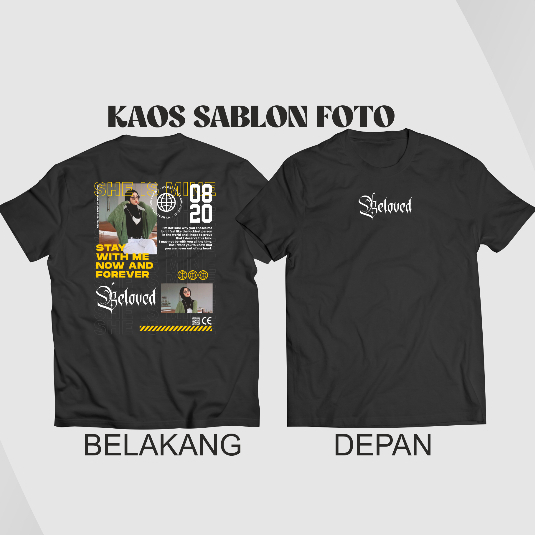 Kaos sablon foto