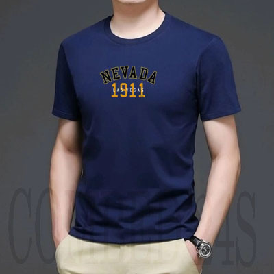 Nevada Kaos Pria Lengan Pendek Katun Combed 24s