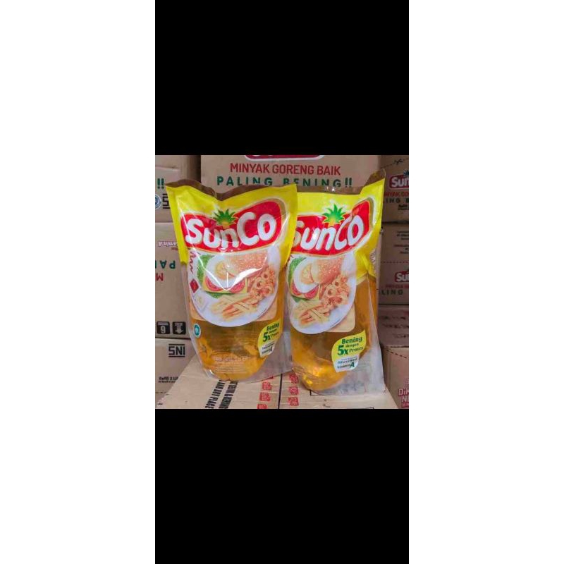 

MINYAK GORENG SUNCO 2 LITER ( ECERAN )