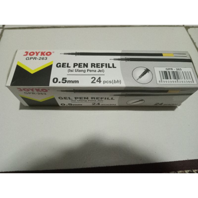 

Joyko GPR-263 Gel Pen Refill 0.5mm 24 pcs
