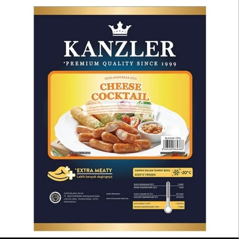 

Kanzler Cheese Cocktail 500 gram