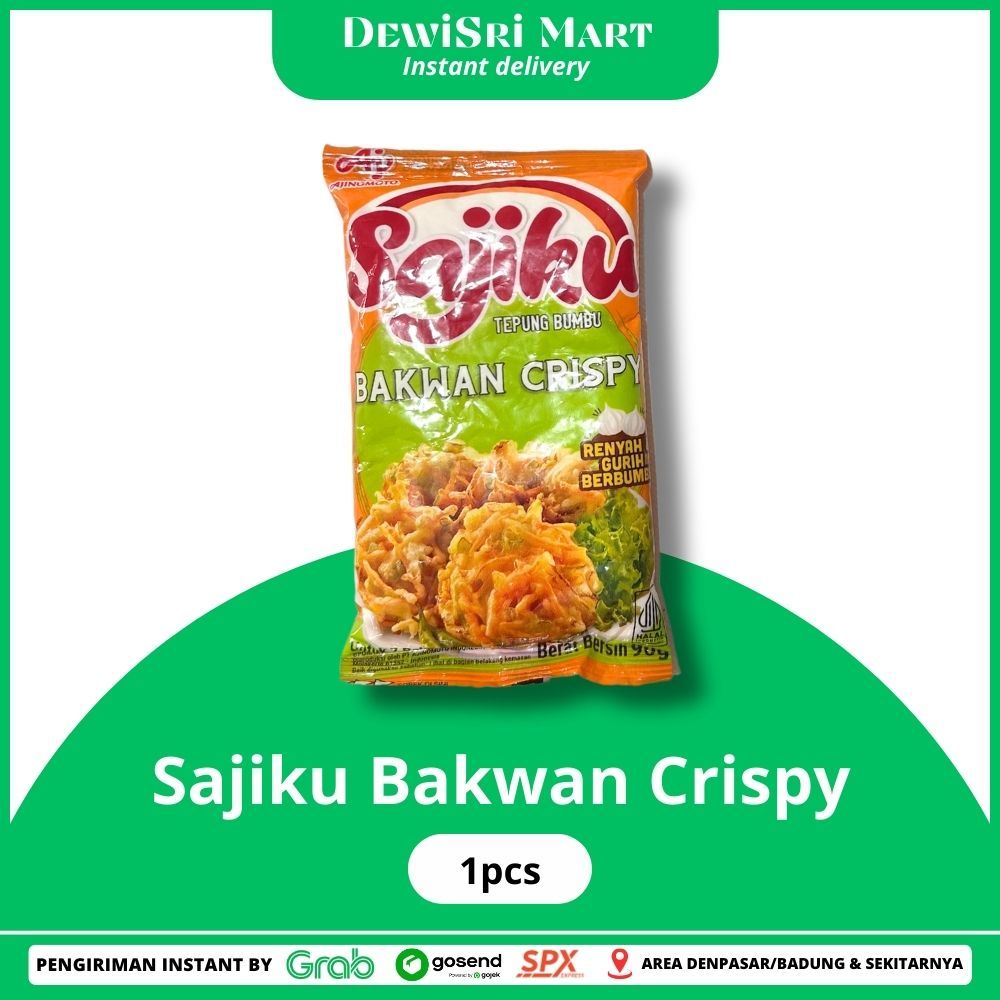 

Sajiku Bakwan Crispy 90gr - Dewi Sri Mart