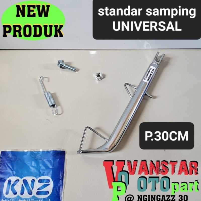 standar samping VIXION CB CBR SATRIA FU JUPITER MX UNIVERSAL PANJANG 30CM