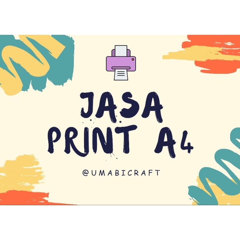 

JASA PRINT A4 WARNA 80 GSM
