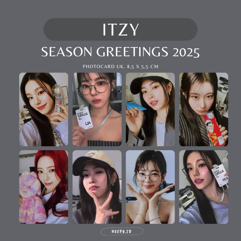 [ITZY] UNOFFICIAL PHOTOCARD ITZY SEASON GREETINGS 2025