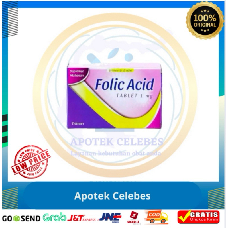 Folic acid 1mg box triman