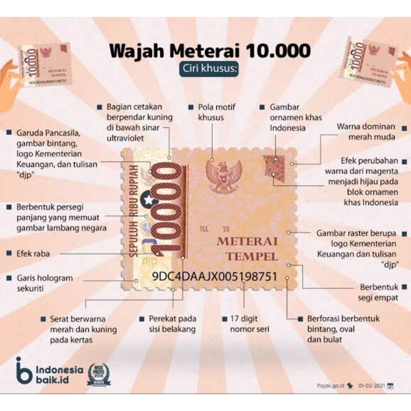 

Materai 10000