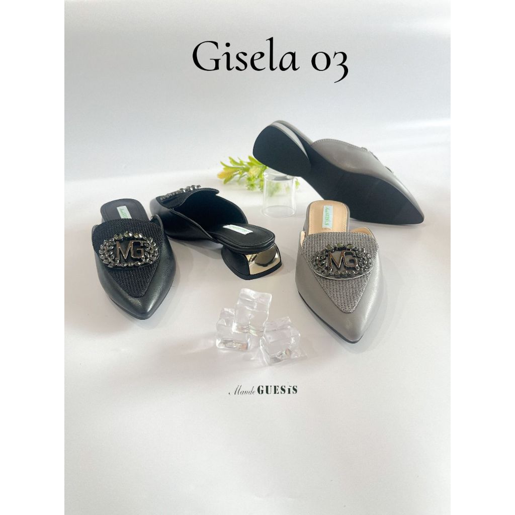 Giasela 03 Sendal Heels Sepatu Wanita Model Bustong Cocok Untuk Acara Kasual dan Jalan-Jalan