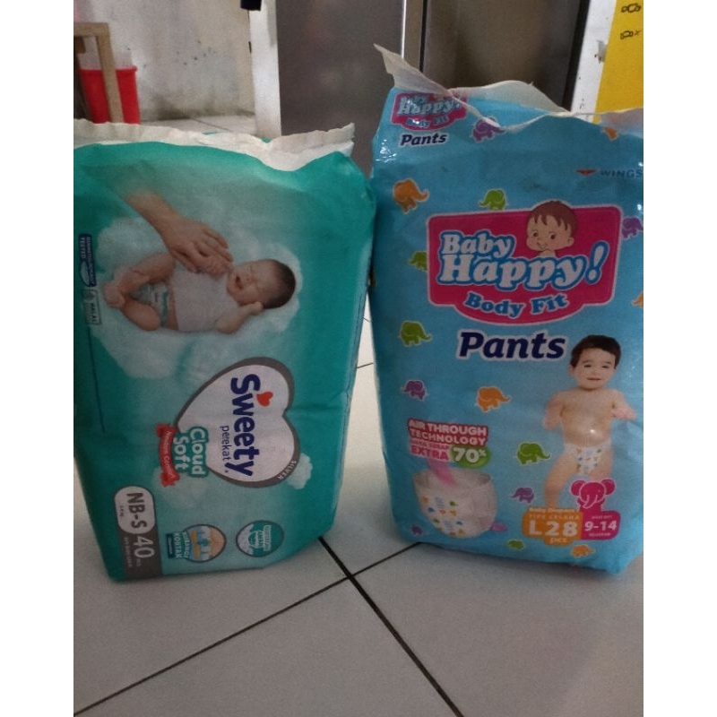 promo Pampers Sweety Newborn isi 40 pcs