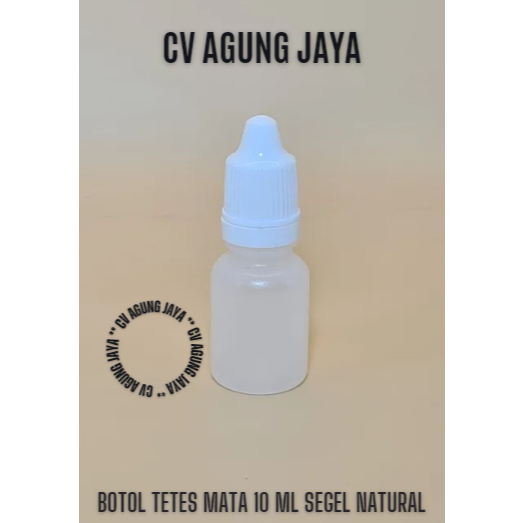 Botol Tetes Mata 10 ml Natural / Botol Plastik / Botol Tetes Mata / Cendo 10 ml