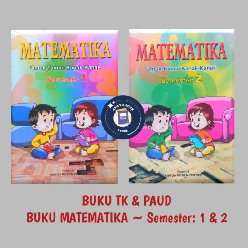Original | BUKU MATEMATIKA UNTUK BUKU TK , PAUD