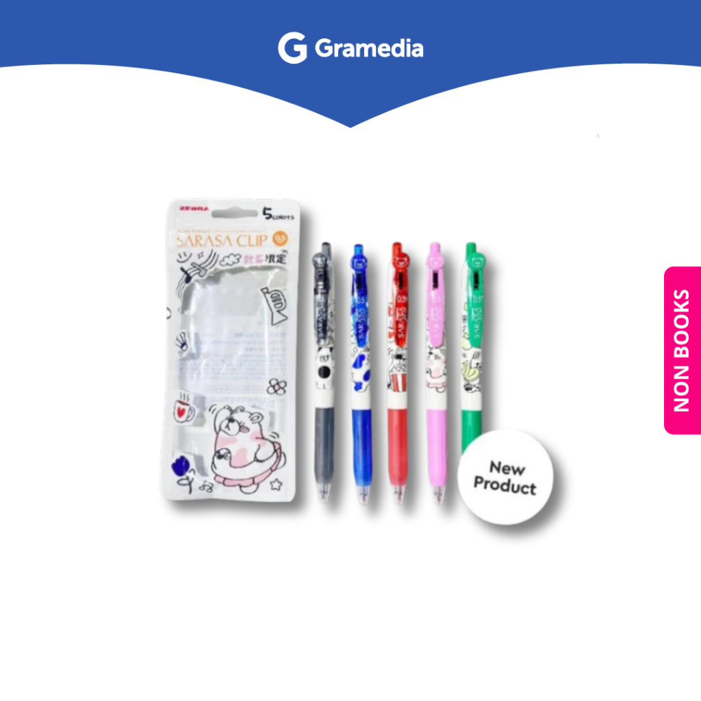

Gramedia Depok - ZEBRA SARASA CLIP 05 SINGLE BEAR SET 5PCS