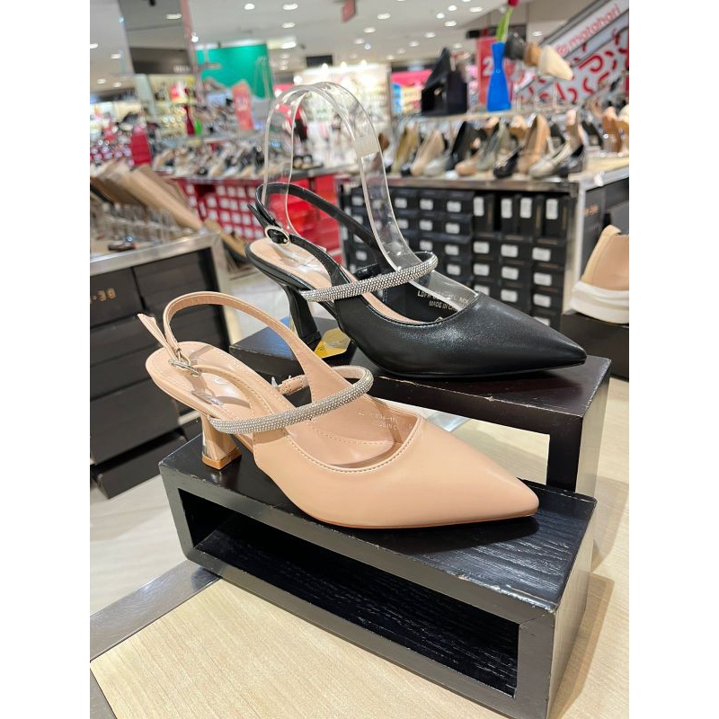 FLD ‼️ sepatu sandal selop wanita hak 7cm comfort blink blink