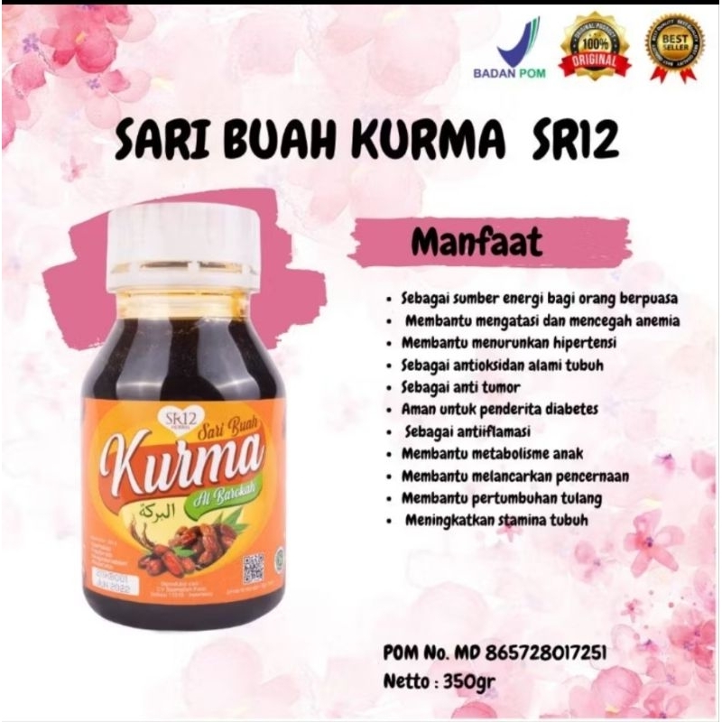 

Sari Kurma Sr12 Original / mencegah anemia