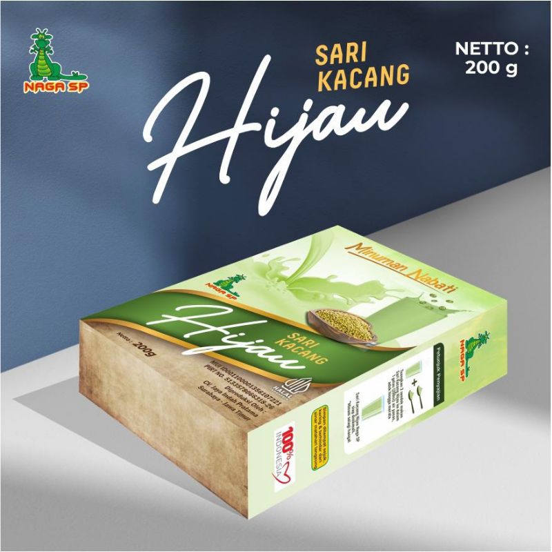 

Sari kacang hijau Naga SP 200g Beli 2 gratis 1