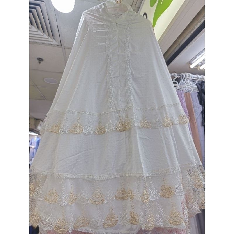 MUKENA SUTRA URAGIRI RENDA KD 2IN1 PREMIUM MUKENA SUTRA URAGIRI JUMBO