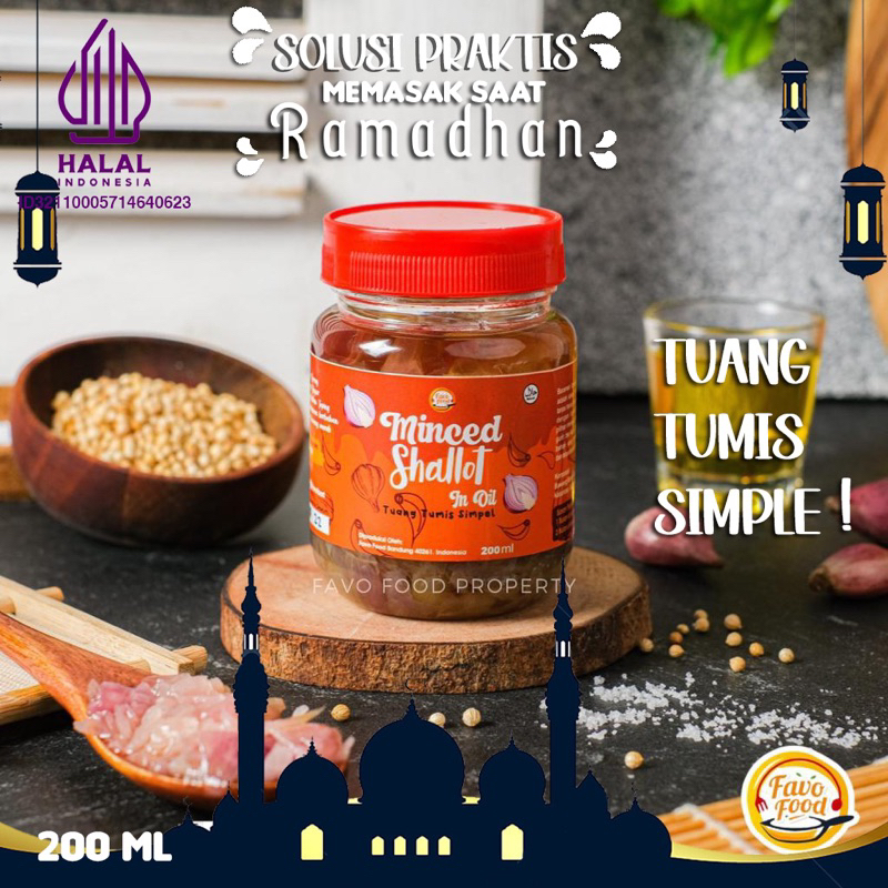 

Baceman Bawang Merah / Minced Shallots Favo Food 200ml