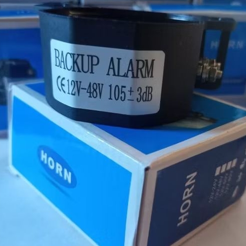 HJK Alarm Mundur 1 Suara Mobil / Backhorn Klakson Mundur Mobil Truk & Bus 12 Volt & 24 Volt