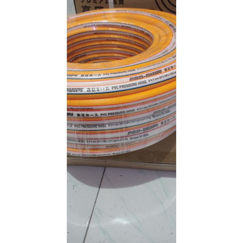 Awet Selang Angin Kompresor 50M/Selang Mesin Steam Motor 50M 3Ply / Selang Semprot Hama 50M