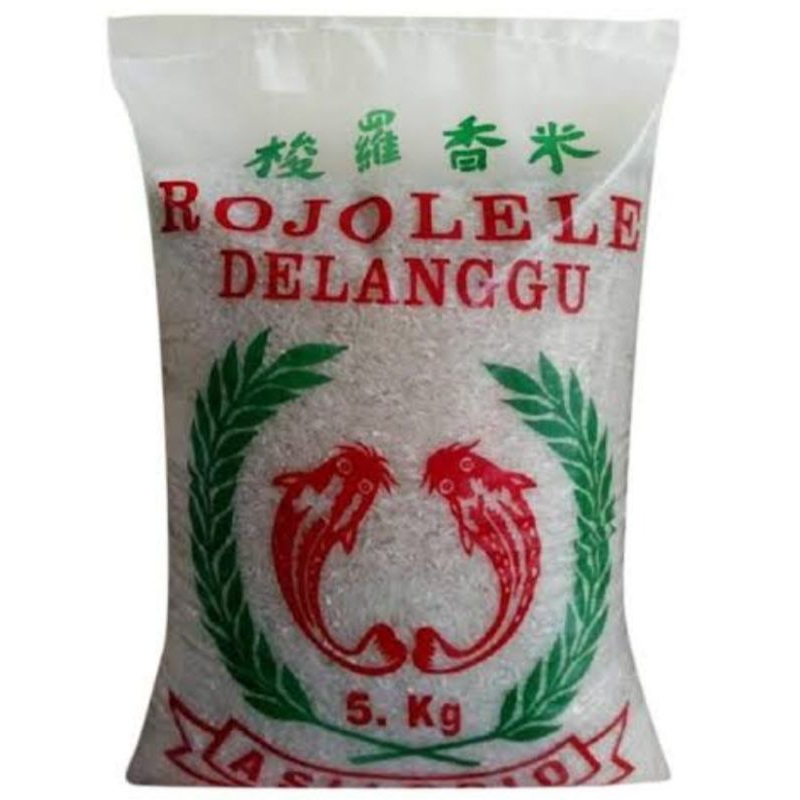 

Beras merek Rojolele Delanggu 5kg-free ongkir