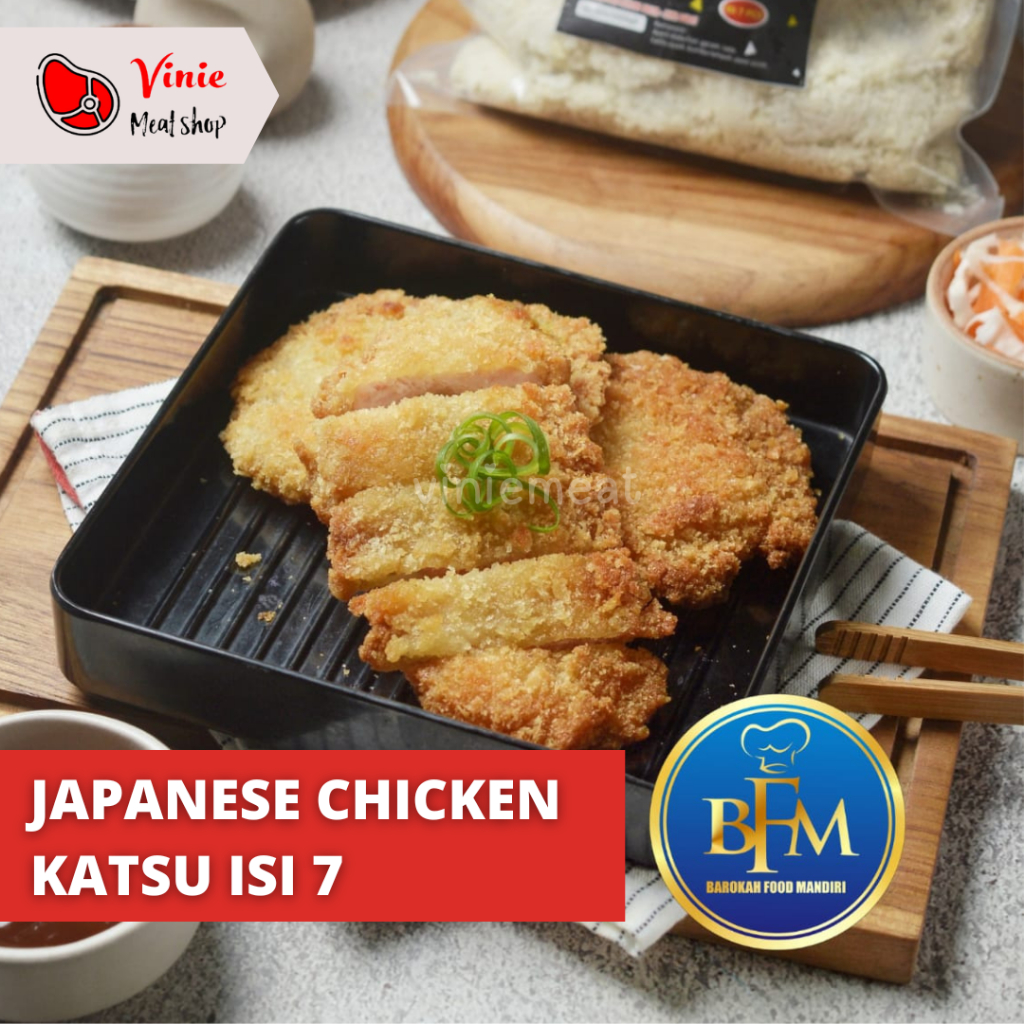 

Japanese Chicken Katsu Bento Isi 7 Pcs | Barokah Food