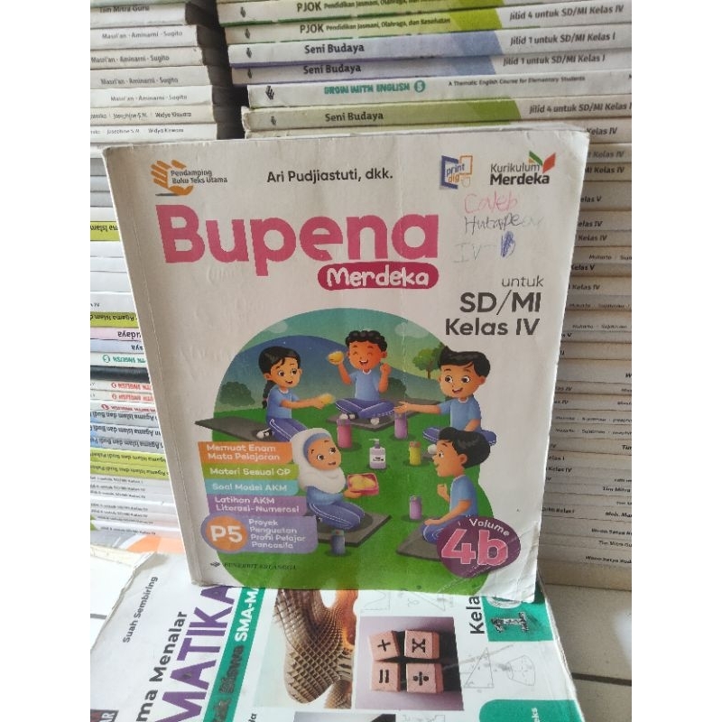 Buku Bupena Kurikulum Merdeka kelas 4B Erlangga