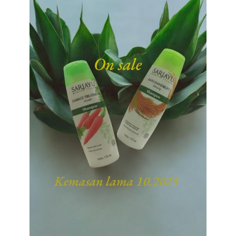 Sariayu Shampo Wortel / Urang Aring / Lidah Buaya / Merang 170 ML