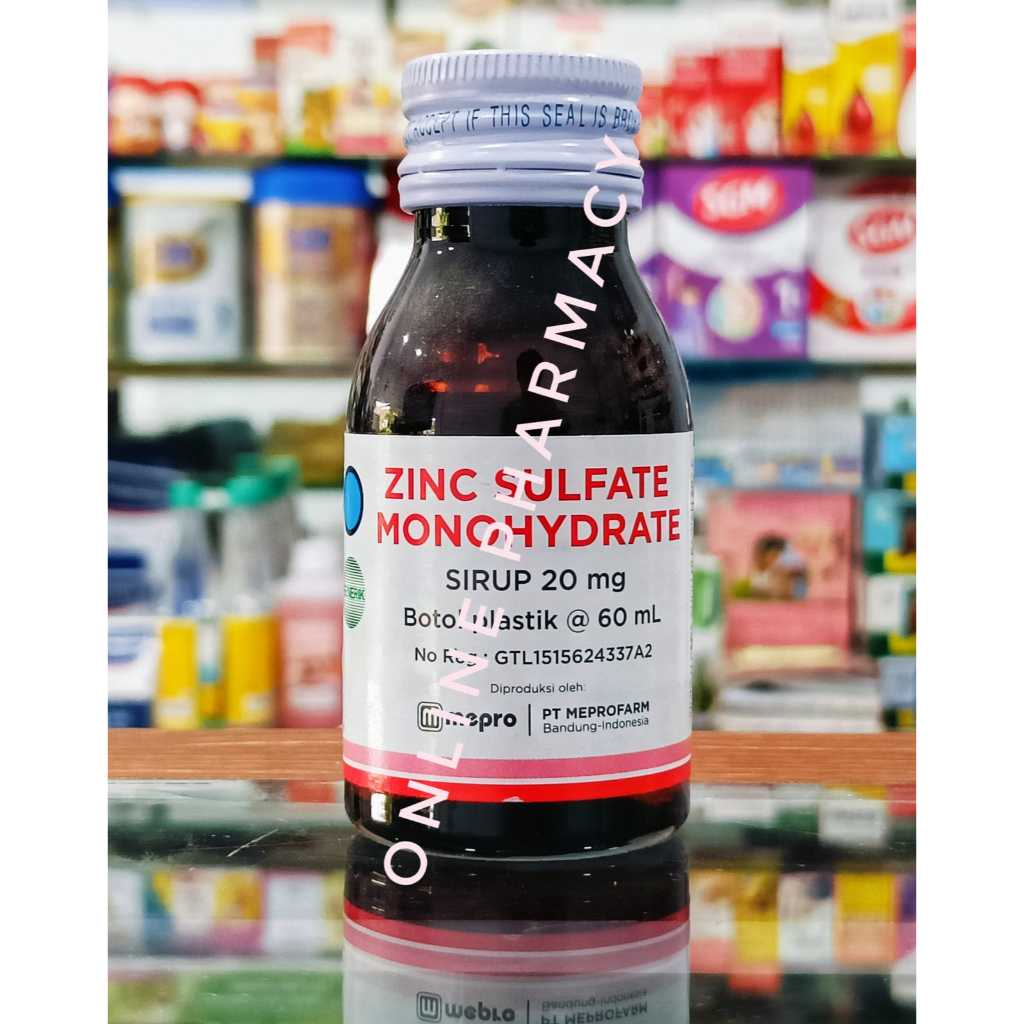 Zinc syrup 60 ML PT Mepro