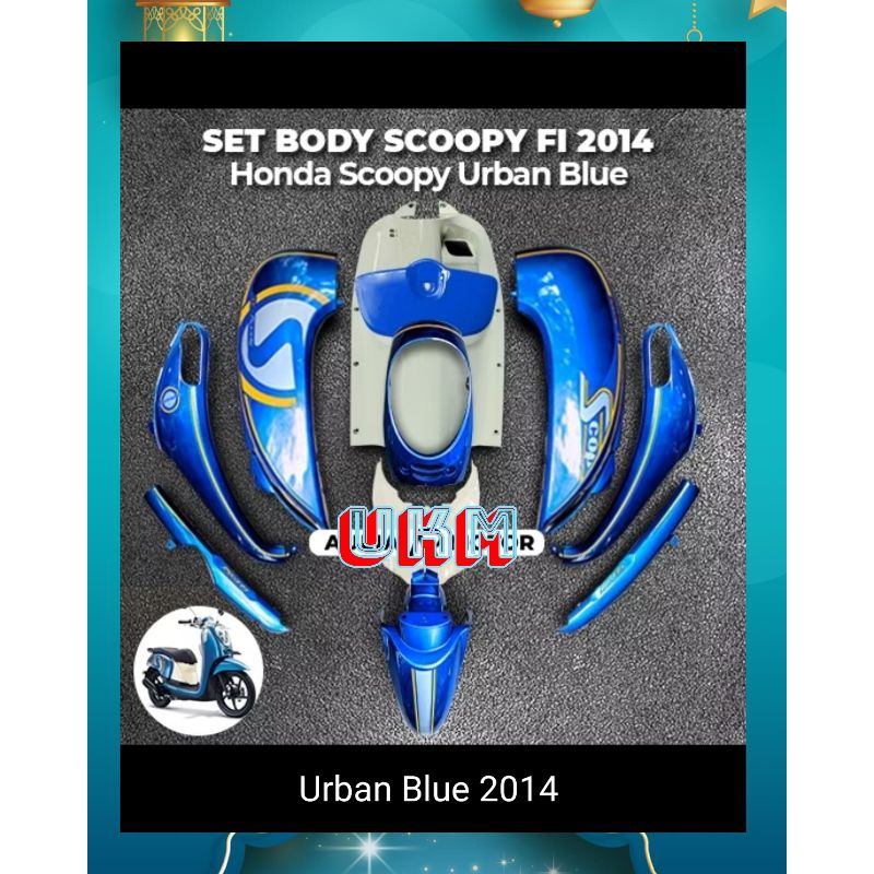 cover body scoopy fi biru putih 2013-2014