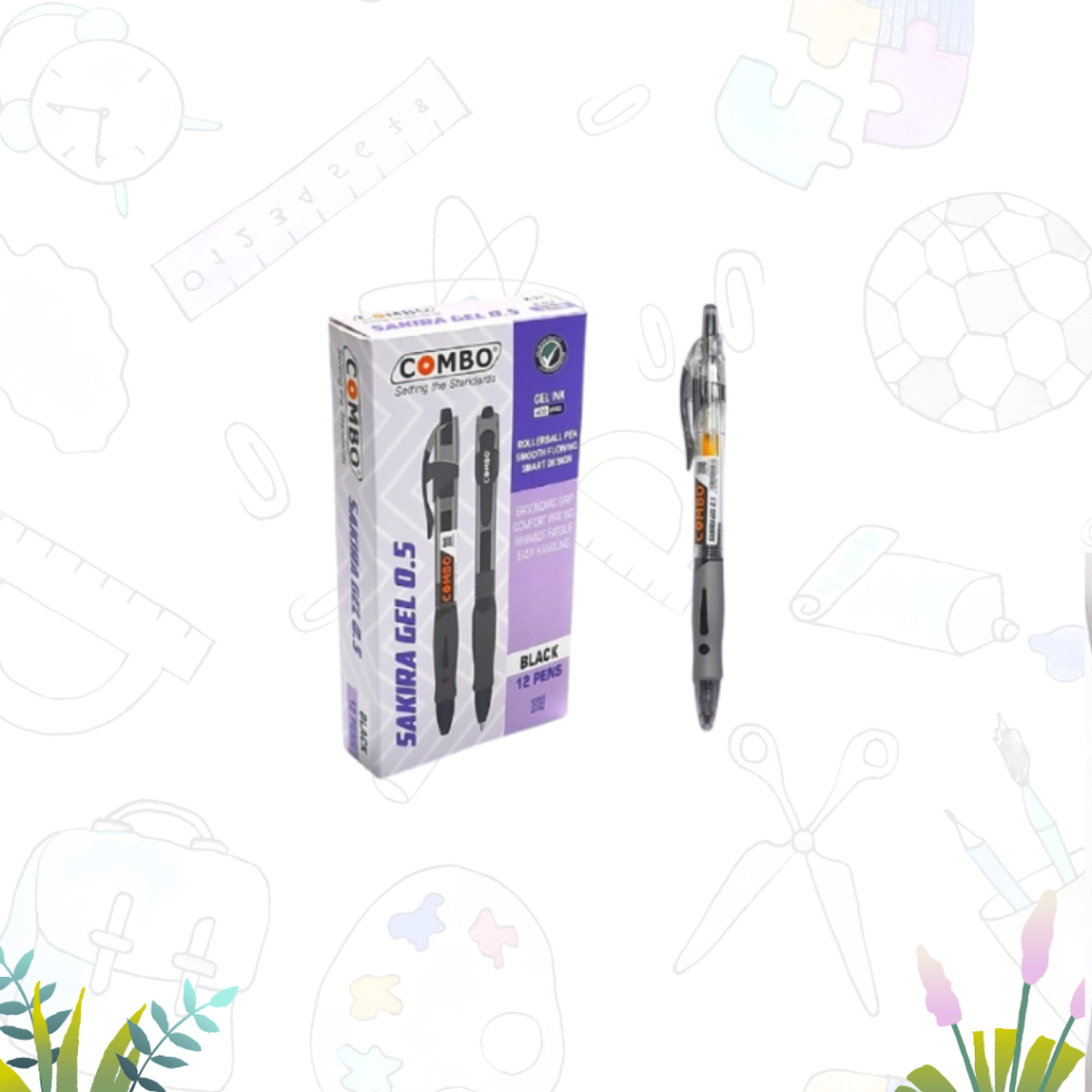 

Pulpen Gel 0.5 / Ballpoint Combo Sakira Gel 0.5