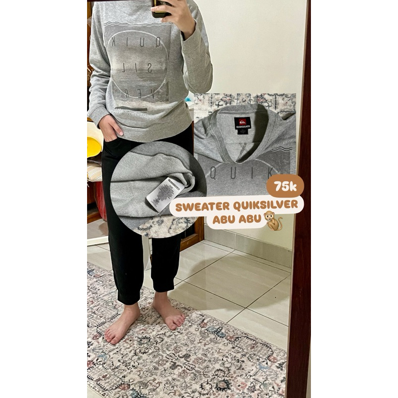 [PRELOVED] SWEATER QUIKSILVER CARGO ROXY