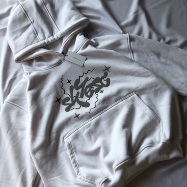 Skyessence - Hoodie Boxy Oversize White Astrophile