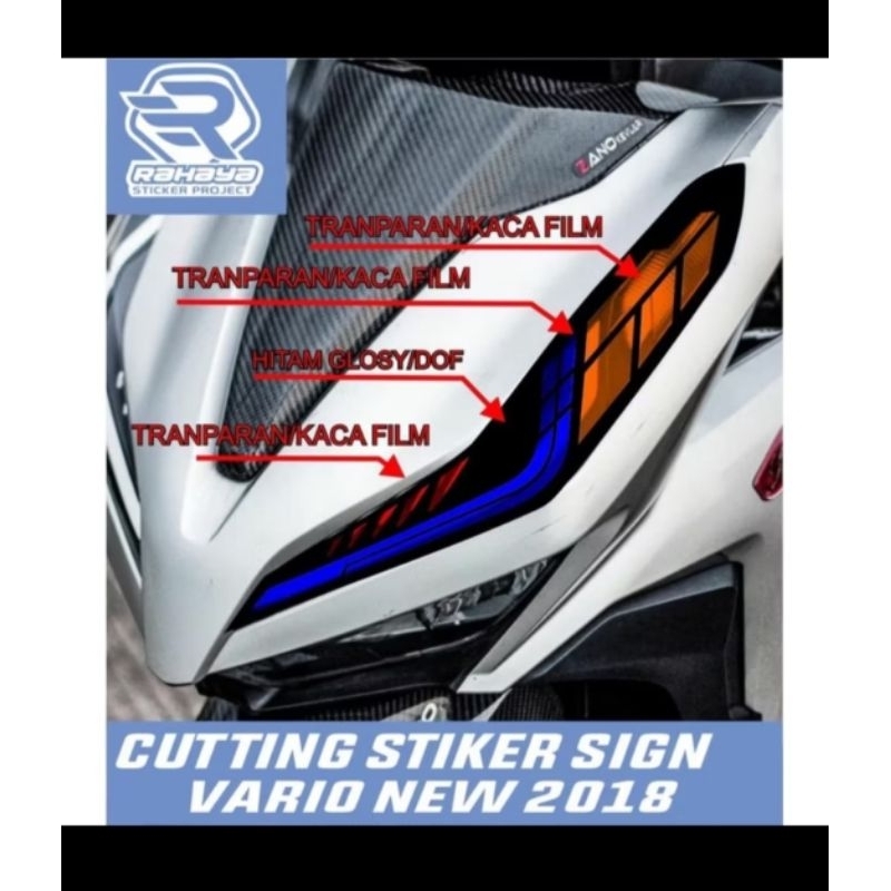 STICKER ALIS VARIO NEW LED 125-150 model BLX