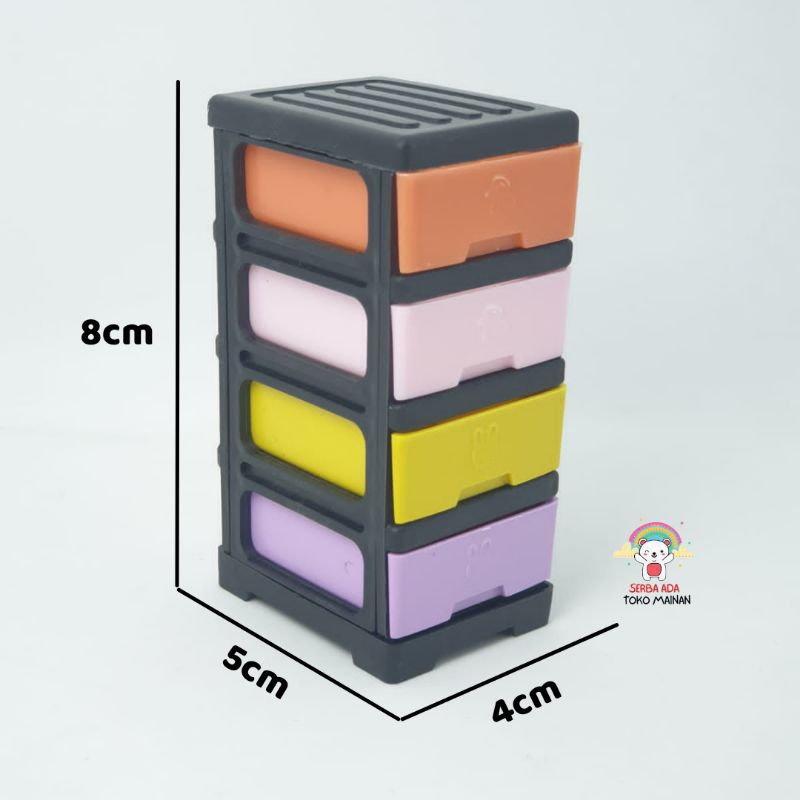 Miniatur Lemari Pakaian Plastik