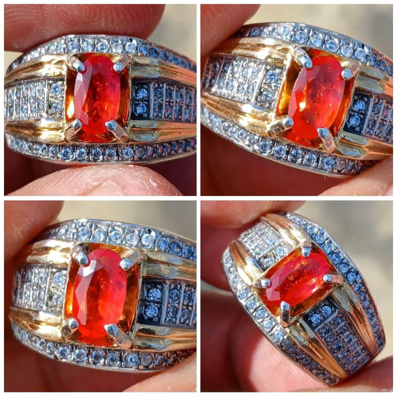 Redish orange Sapphire Songea memo WGL