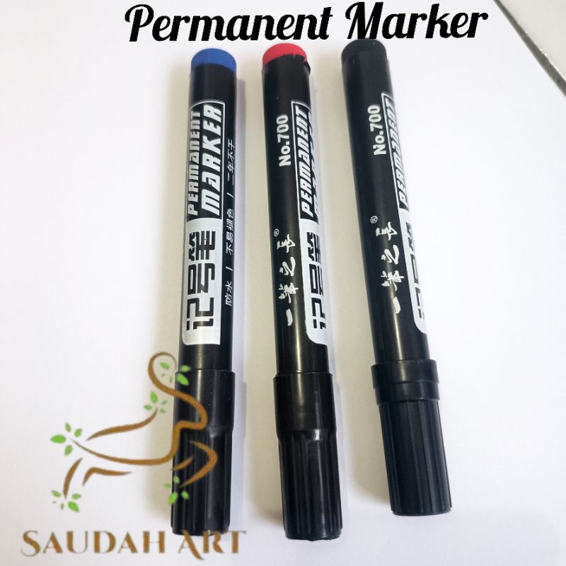 

Spidol Permanent Marker Hitam/Biru/Merah