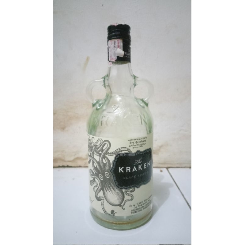 Jual Botol Bekas Kraken Rum Black Spiced - 700 ml