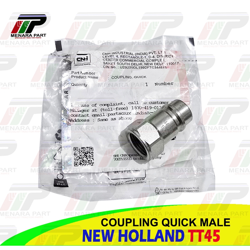 COUPLING QUICK MALE (COWOK) NEW HOLLAND TT45 ORIGINAL CNH