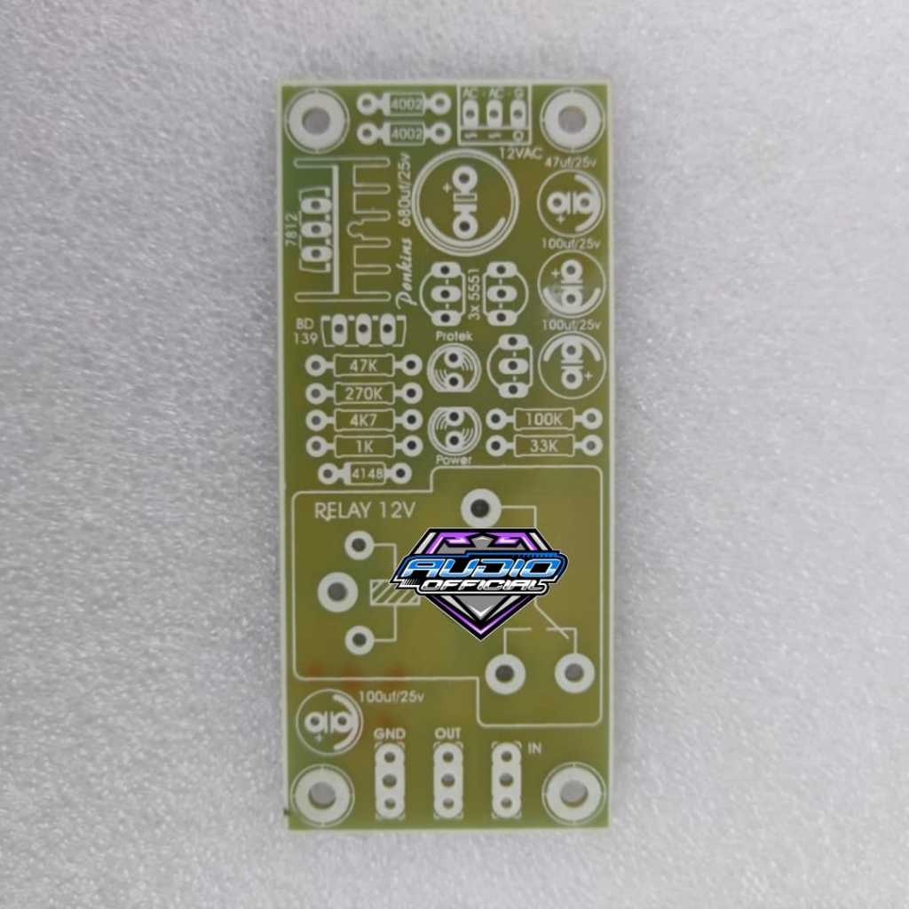 PCB Protek Spiker Mono / Protektor Speaker / Protector Bahan Fiber FR4
