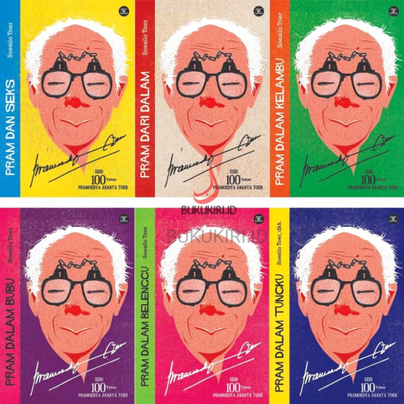 Paket Pramoedya Ananta Toer : Pram Dan seks, Pram dari dalam,  Pram dalam kelambu, Pram dalam Bubu, 