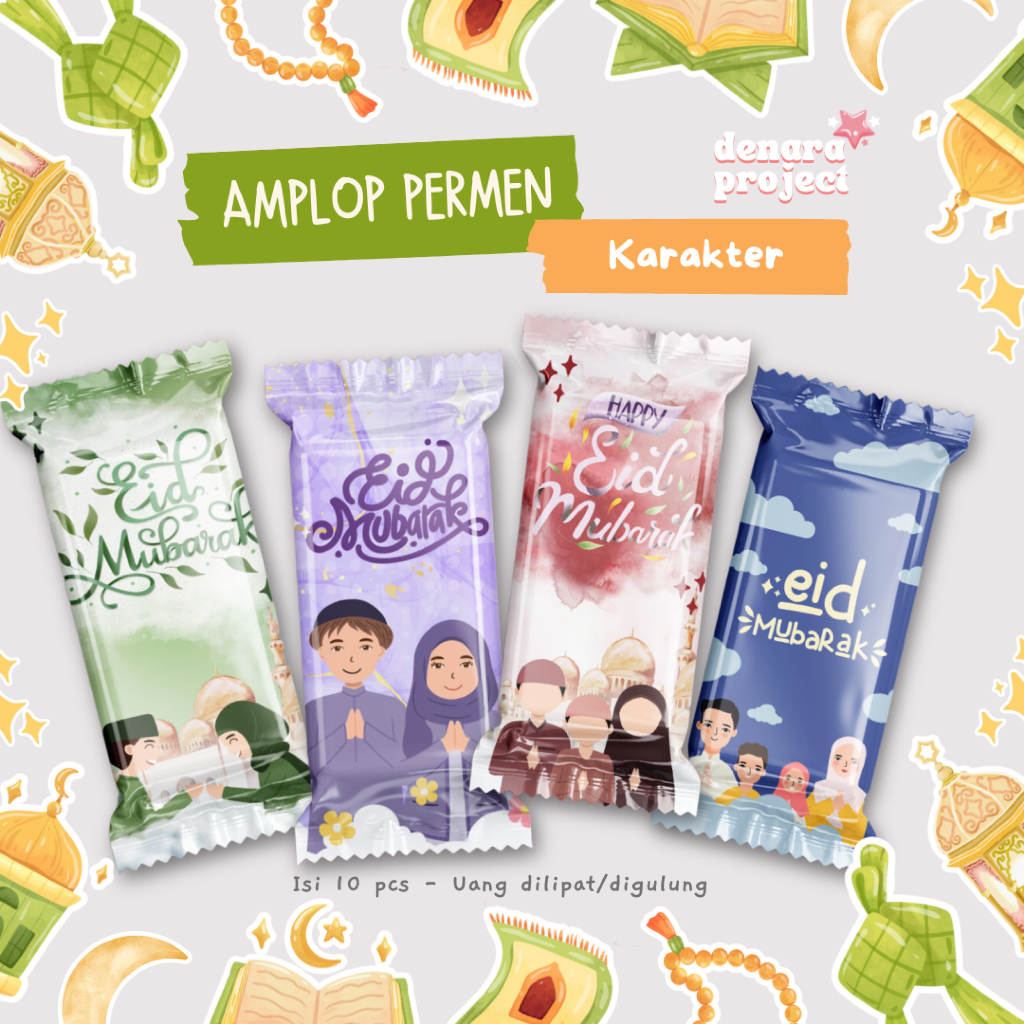

12 pcs Amplop Permen Lebaran Animasi | Amplop Lebaran Unik | Amplop Lebaran 2025 | Amplop Viral