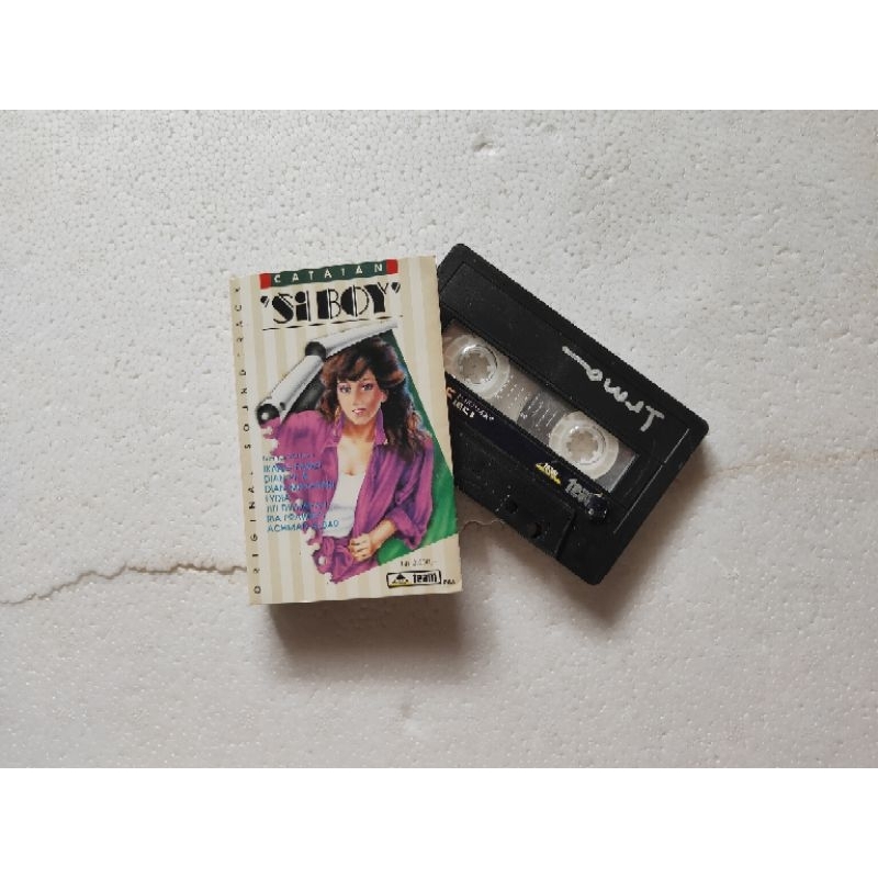 kaset pita pop rock soundtrack CATATAN SI BOY feat ikang Fawzi Ahmad albar